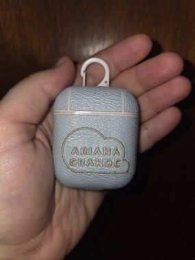 Ariana Grande Pastel Blue Cloud AirPods Case with Clip